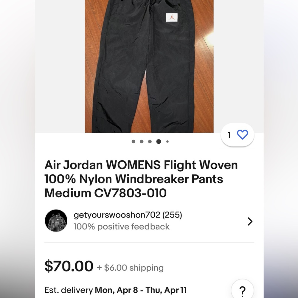 Air Jordan flight windbreaker pants